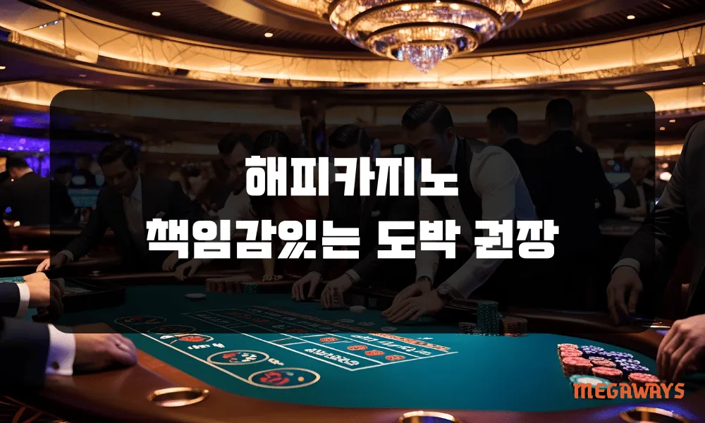 해피카지노 책임감있는 도박 권장
