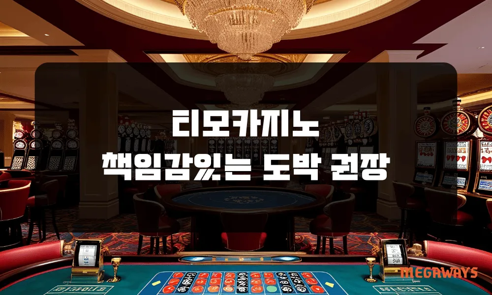 티모카지노 책임감있는 도박 권장